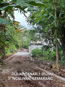 DIJUAL TANAH GONDORIYO NGALIYAN SEMARANG BARAT