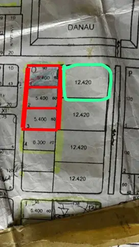 Tanah di Cikande, Ada 3 Bidang, Ukuran 5400M2 Per Bidang