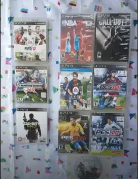 Jual cepat kaset ps3 9pcs ORI