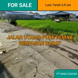 TANAH STRATEGIS PURA DEMAK, DENPASAR BARAT 6,8 are