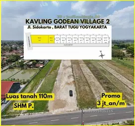 Tanah Godean Sleman dekat Exit Toll Jogja , SHM P unit