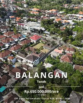 Tanah Ungasan Dekat Supermarket Nirmala Dan Fitness Pluss