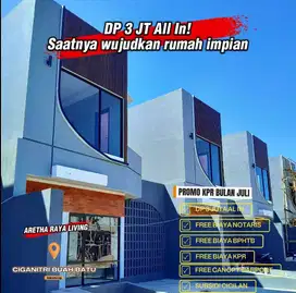 DP 3 juta Rumah 2lt di komplek GBA 3 ciganitri dkt batununggal telkom
