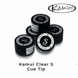 KAMUI  BLACK CLEAR  S - M - H  MASTER TIP BILLIARD