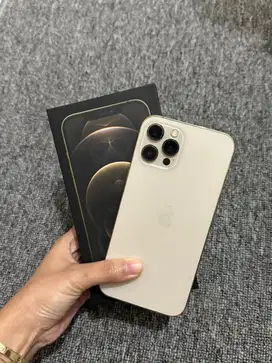 IPHONE 12 PROMAX EX IBOX 128 GB GOLD SECOND JAKARTA