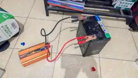 jual inverter + aki mobil