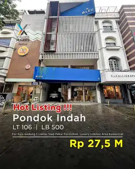For Sale Gedung 5 Lantai Siap Pakai Fully Furnished, Luxury Interior