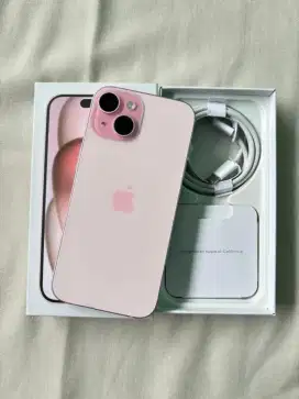iPhone15, 128gb, warna PINK