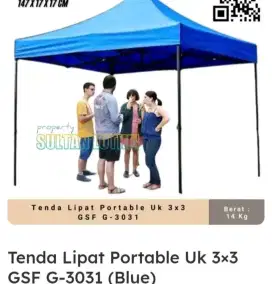 Tenda cafe lipat portable otomatis