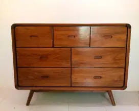 Meja laci 7 jati