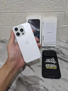 Iphone 16 pro 256gb Ibox white full ori like new