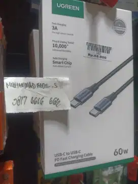 UGREEN PD Fast Charging Cable USB-C to USB-C 60W
