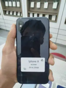 Iphone X, 256GB Fullset, Siap pakai, No minus
