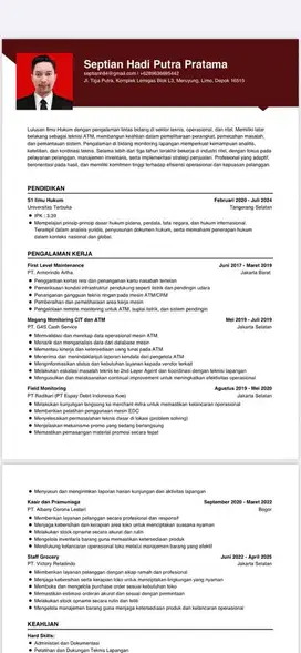 Cari perkerjaan staff notaris atau lainnya