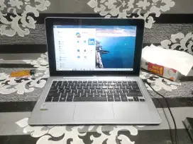 LAPTOP TWO IN ONE ASUS TRANSFOMER TX201LA INTEL CORE I7-4500KONDISI
