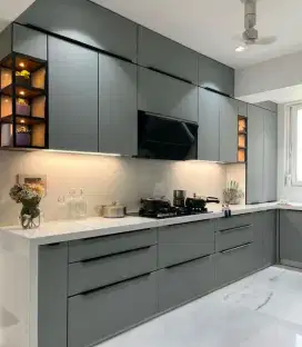 DESIGN INTERIOR, KITCHEN SET, LEMARI PAKAIAN, BACKDROP TV, KAMAR SET