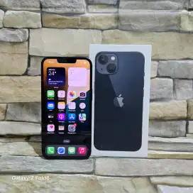 Iphone 13 256Gb Resmi ibox BH 93% Midnight Fulset segel mulus 98%