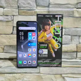 Infinix Hot 50 4G 8/128 Fulset segel mulus 98% Garansi panjang