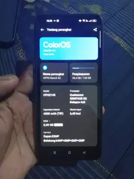Jual oppo reno 5 5g ram 8/128