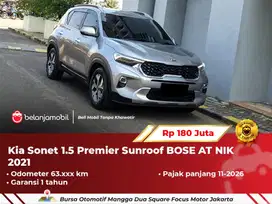 [ BERGARANSI ] Kia Sonet 1.5 Premier Sunroof BOSE AT 2021/2022