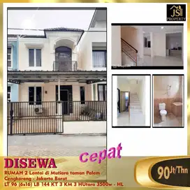 SEWA MURAH RUMAH 2.5 LT MUTIARA TAMAN PALEM CENGKARENG