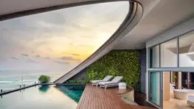 Leasehold - Oceanfront Penthouse di Canggu Rooftop Pool Pribadi