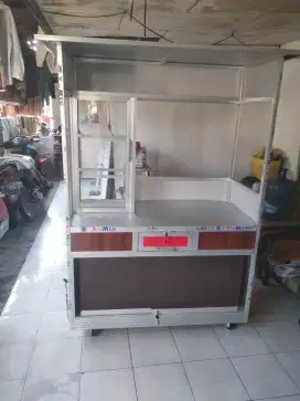 Promo merdeka ..diskon gede gedean rombong aluminium ready stok...