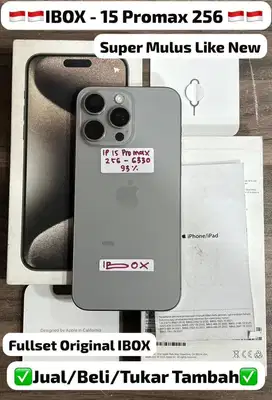Iphone 15 Promax 256 Gb Natural Titanium Ibox