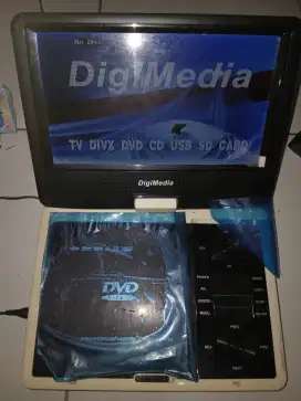 PORTABLE TV & DVD PLAYER DigiMedia Bisa Nego !!