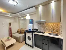 2BR SEWA FURNISHED+MESIN CUCI TOWER FLAMBOYAN APARTEMEN BASSURA CITY