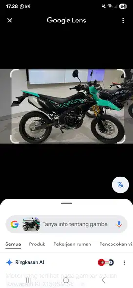Kawasaki KLX Tahun 2023 KM 375