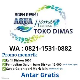 PROMO AQUA Lokasi cilengkrang bandung
