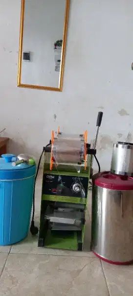 Jual mesin pres es teh  satu set