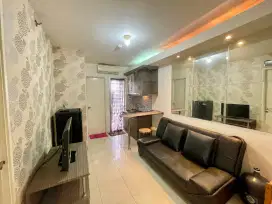 Sewa bulanan green palace kalibata city 2BR furnish view danau