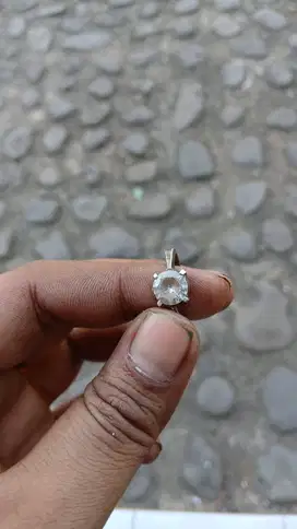 Berlian banjar dengan ring perak