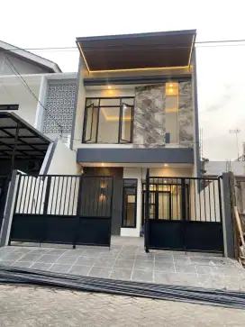 Selangkah MERR‼️Rumah Baru Harga Murah Rungkut Mapan Surabaya