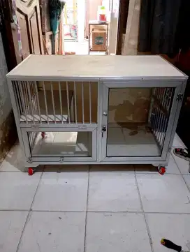Kandang kucing alumunium