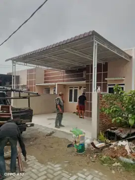Kanopi atap seng sepandek