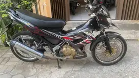 Satria fu 2011 hitam plak BK