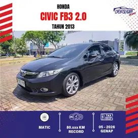 [KM 84rb] TDP 50jt Honda Civic 2.0 FB3 Tahun 2013