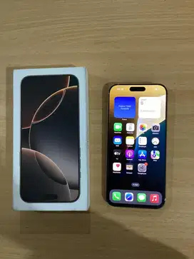 iPhone 16 Pro Max 256GB ex iBox Fullset Nominus Masih Garansi
