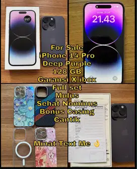 Iphone 14 Pro 128 GB x ibox