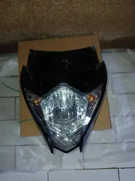 batok dan lampu depan satria fu facelif warna hitam tinggal pasang