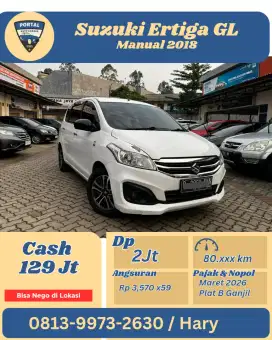 DP 2 JT SAJA,termurah Suzuki Ertiga Manual GL 2018