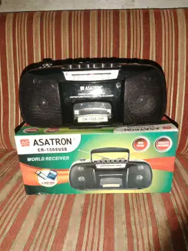 Radio tape asatron receiver usb memori masih baru