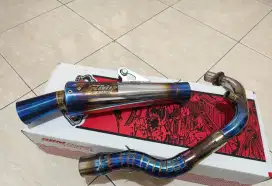 Knalpot vespa matic print iget