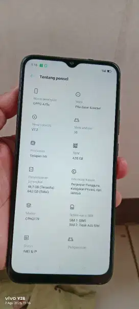 Opo. A15s resmi.  4/64. Mnus gantian lyar ja norml ko