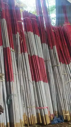 Tihang bendera  bahan bambu