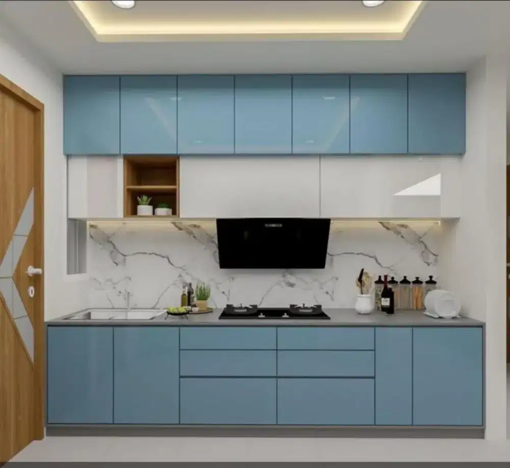 KITCHEN SET BEDROOM SET DESAIN INTERIOR DESIGN LEMARI PAKAIAN