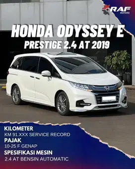 Honda Odyssey Prestige 2.4 AT 2019 Sunroof Putih FACELIFT
